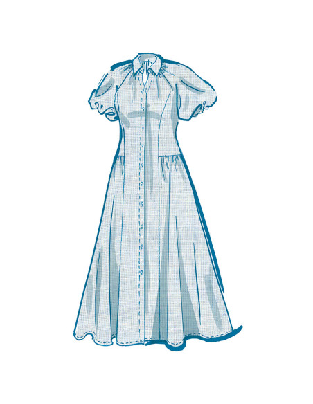 Patron de robe chemisier - McCall's 8385
