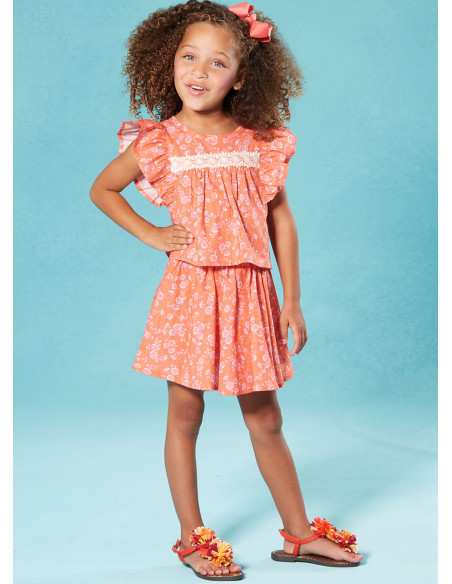 Patrón de blusa y falda - McCall's 8373