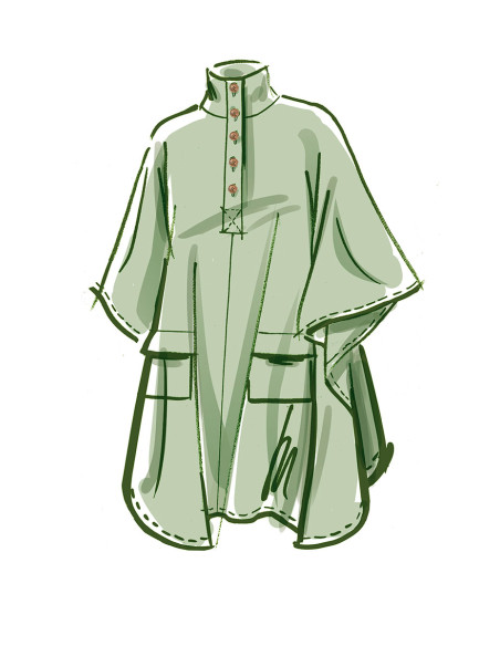 Patrón de poncho - McCall's 8347