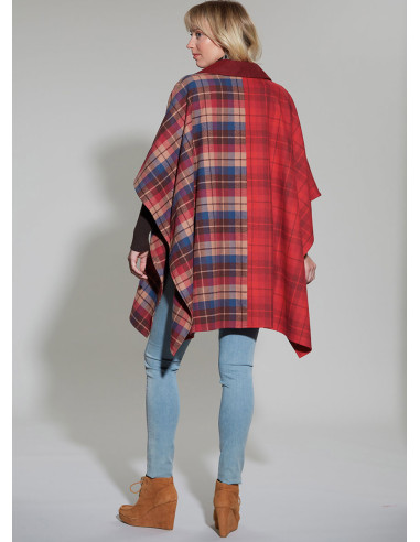 Patrón de poncho - McCall's 8347