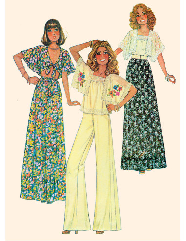Patrón de blusas, falda y pantalón - McCall's 8257