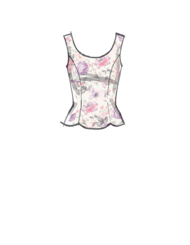 Patrón de blusas - McCall's 8255