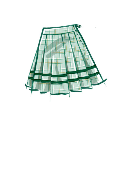 Patrón de falda - McCall's 8248