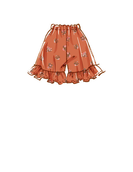 Patrón de pantalones cortos - McCall's 8221