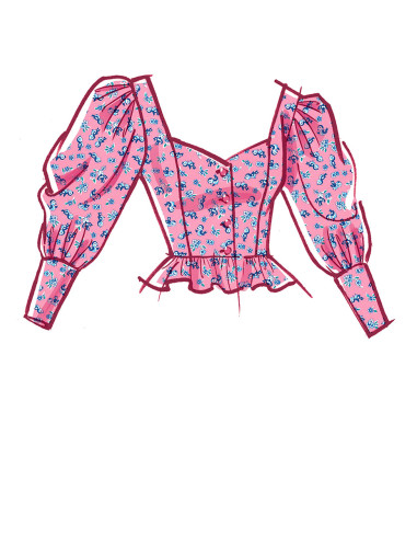 Patrón de blusas - McCall's 8181