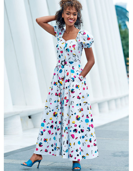 Patrón de vestidos y cinturón - McCall's 8177