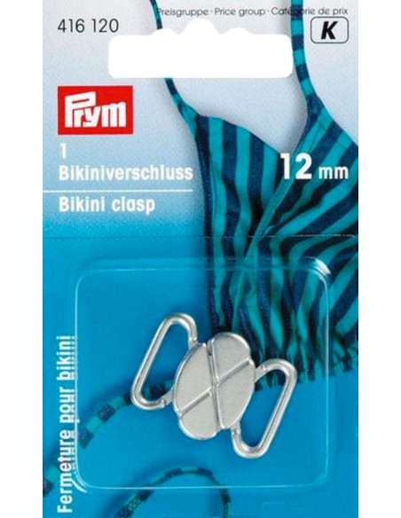 Clips de bikini metal clásico - Plata