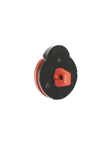 Carte de 4 boutons coccinelle - Rouge 13 x 15 mm