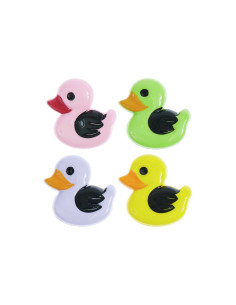 Tarjeta de 4 botones de patos - Multicolor 18 x 19 mm 2