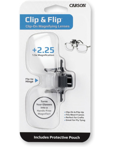 Gafas de clip con aumento X1.5 Carson Optical