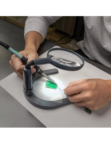 Lámpara lupa de escritorio ultra luminosa Carson Optical