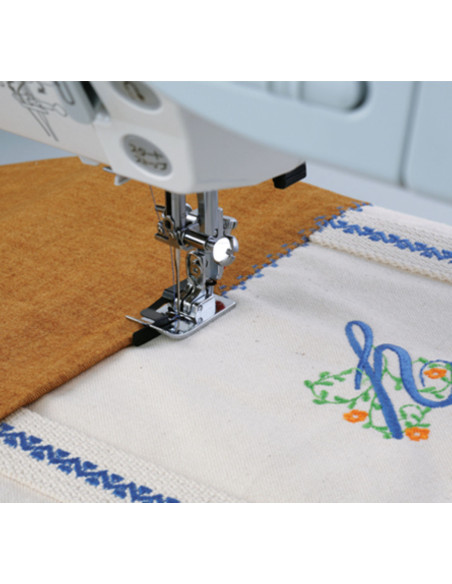 Pie de acolchado, costura Janome