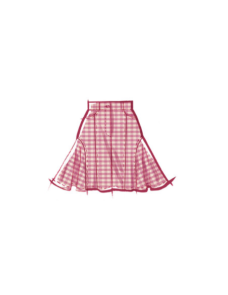 Patrón de falda - McCall's 8480