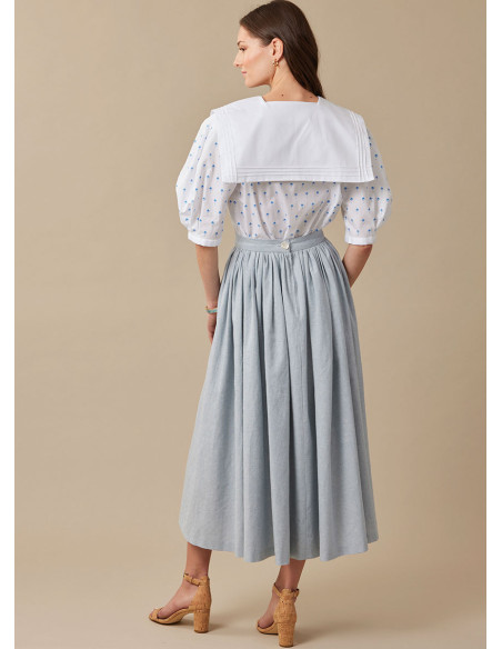 Patrón de blusa y falda - McCall's 8540