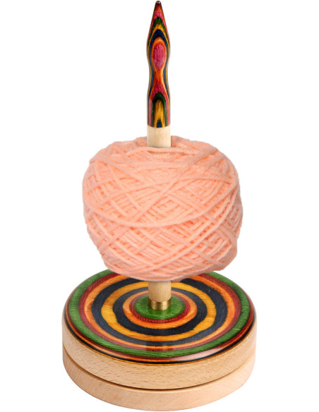 Soporte de ovillo de lana de madera KnitPro Signature