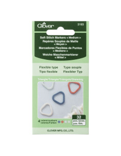 Marcadores de Punto Flexibles de Malla Clover - Mediano