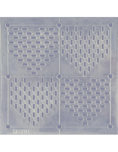 Gabarit pour sashiko Restyle - Coeurs