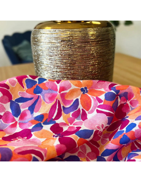 Tejido popelina de viscosa Bloom - My Dress Made