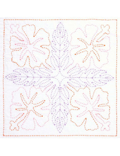 Kit sashiko Hawaii Hibisco