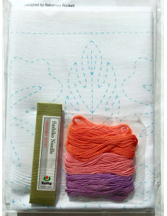 Kit sashiko Hawaii Hibisco 2