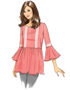 Patrón de blusas - Butterick 6486 2