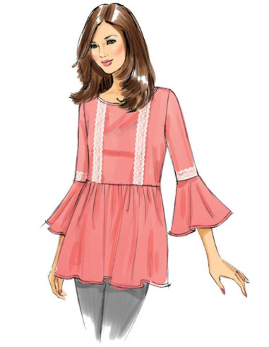 Patrón de blusas - Butterick 6486