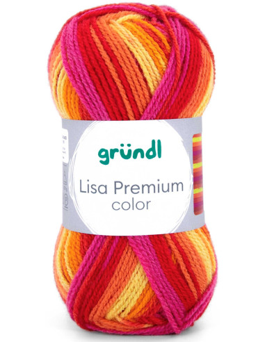 Fil à tricoter Lisa Premium color Gründl