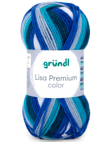 Fil à tricoter Lisa Premium color Gründl
