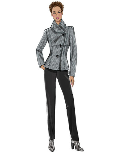 Patrón de chaqueta y abrigo - Butterick 6497