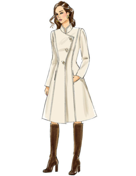 Patrón de chaqueta y abrigo - Butterick 6497