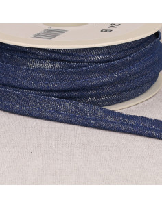 Piping Jean metalizado - Azul oscuro