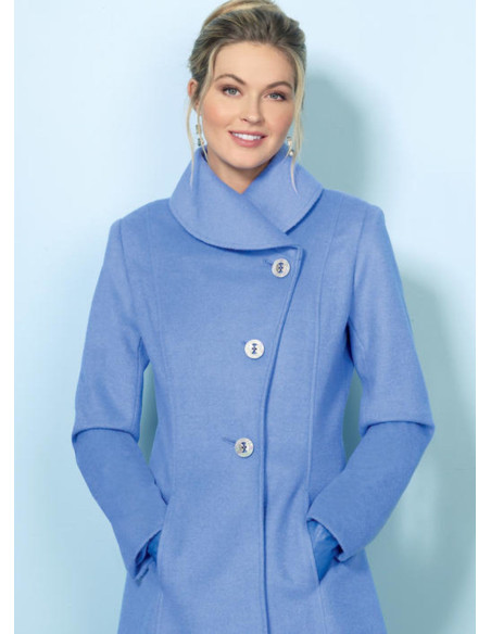 Patrón de chaqueta y abrigo - Butterick 6497