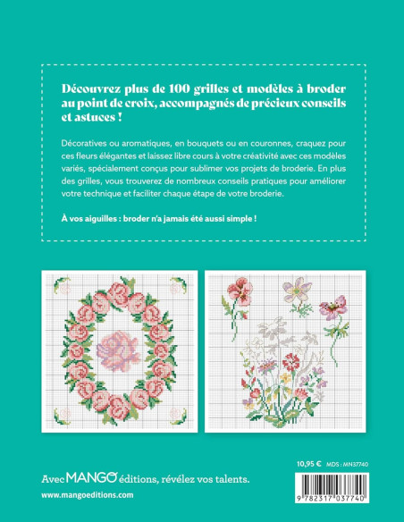 Libro de flores - 100 modelos para bordar