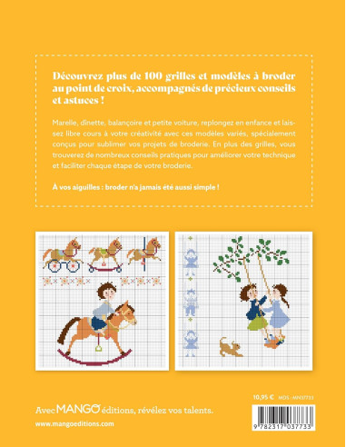 Libro tierna infancia - 100 modelos para bordar