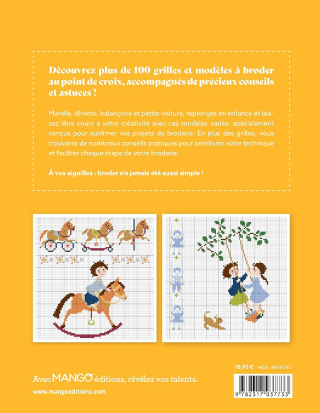 Libro tierna infancia - 100 modelos para bordar