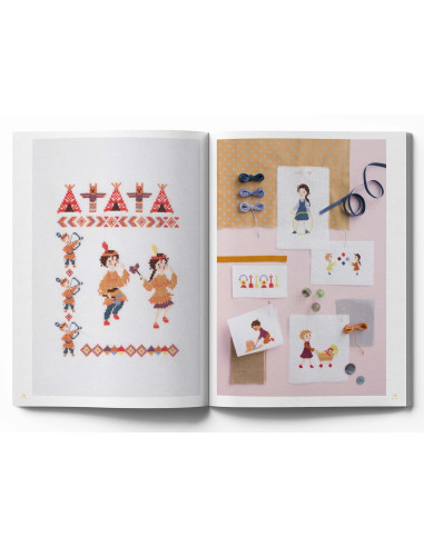 Libro tierna infancia - 100 modelos para bordar