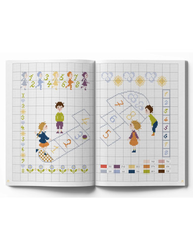 Libro tierna infancia - 100 modelos para bordar