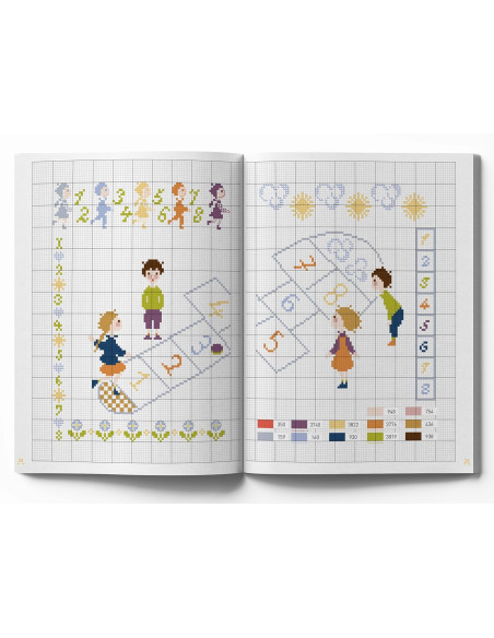 Libro tierna infancia - 100 modelos para bordar