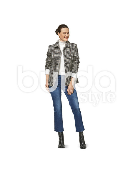 Patrón de abrigo y chaqueta - Burda 6461