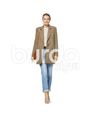 Patrón de chaqueta - Burda 6463