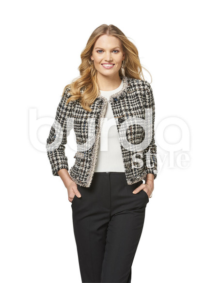 Patrón de chaqueta - Burda 6465