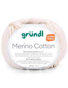 Lana para tejer Merino Cotton Gründl 2