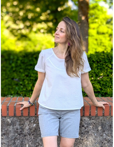Patrón de top Lunne - Anna Rose patterns
