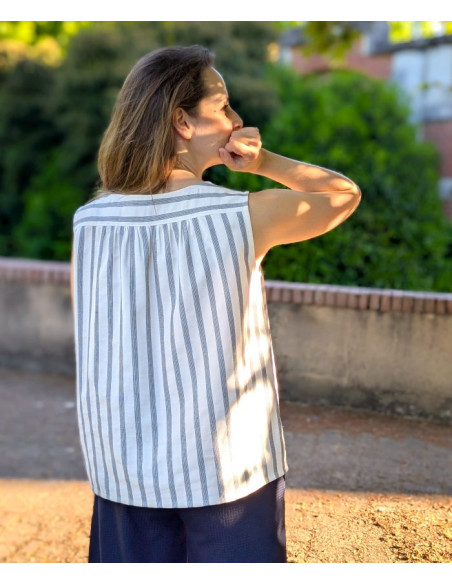 Patrón de top Lunne - Anna Rose patterns