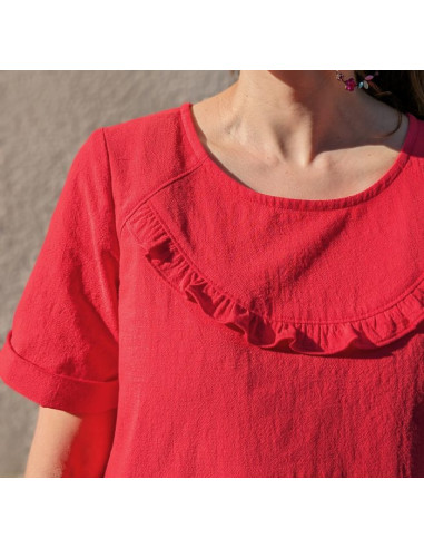 Patrón de top Lunne - Anna Rose patterns