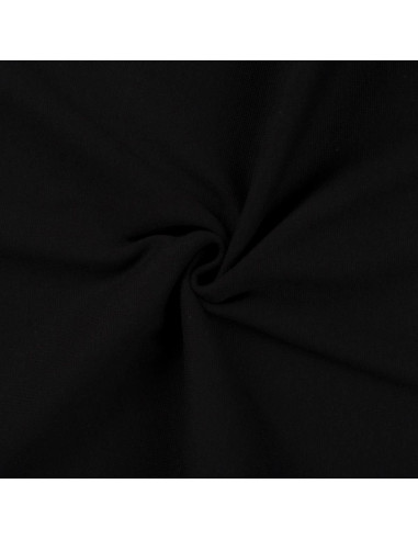 Tejido de punto ribeteado - Negro