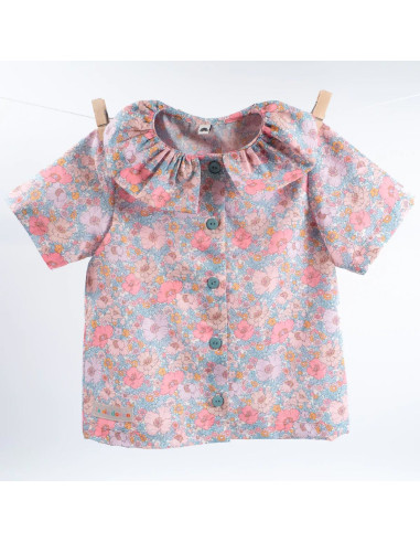 Patrón de blusa mixta Rio - Ikatee