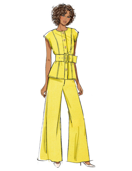 Patrón de top - Butterick 7028