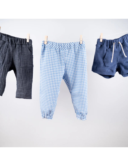 Patron de pantalon et short bébé New-York - Ikatee