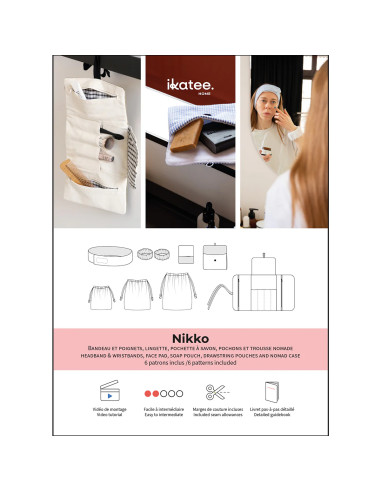 Patrón de accesorios de baño Nikko - Ikatee